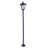 Jermery Black 1 -Light 63'' H Solar Powered Integrated LED Lamp Post (Full)