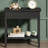 22.75-inch American Style Simple Square Storage Flip Table (black)