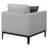 Light Grey Cushion Back Chair
