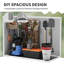 8 Ft.W *10 Ft.D Outdoor Resin Storage With Floor