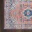 Tapis performance brun / beige / bleu tissé à la machine-1861803258