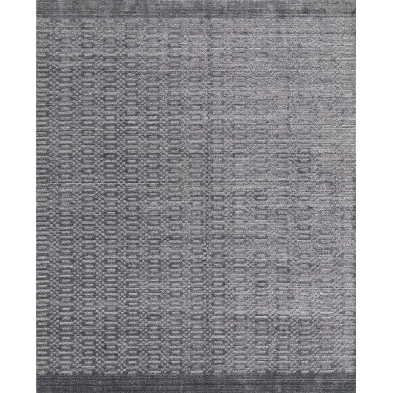Tapis gris foncé Tejada, Rectangle 4 pi x 6 pi