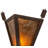 Desert Arrow Flush Mounted Sconce