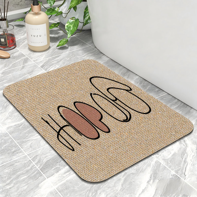Tapis de bain HOP ON Bunny Ears, 24 x 36 po, antidérapant, vestibule et chambre d'enfant