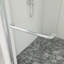 Porte de douche coulissante double l 44 à 48 po x H 72 po avec film antidéflagrant-116650954