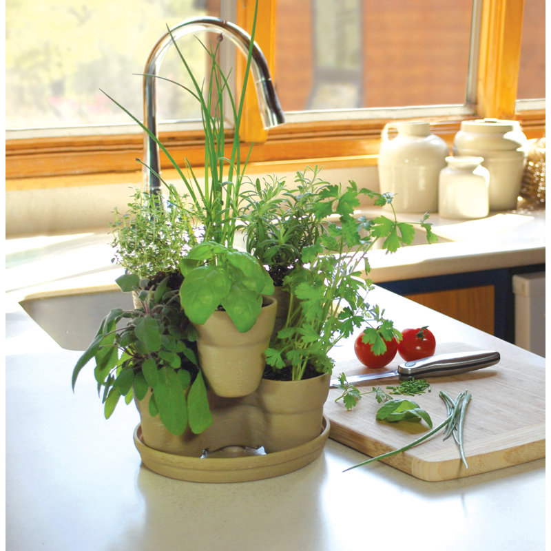 Manac Pot Planter, Brown