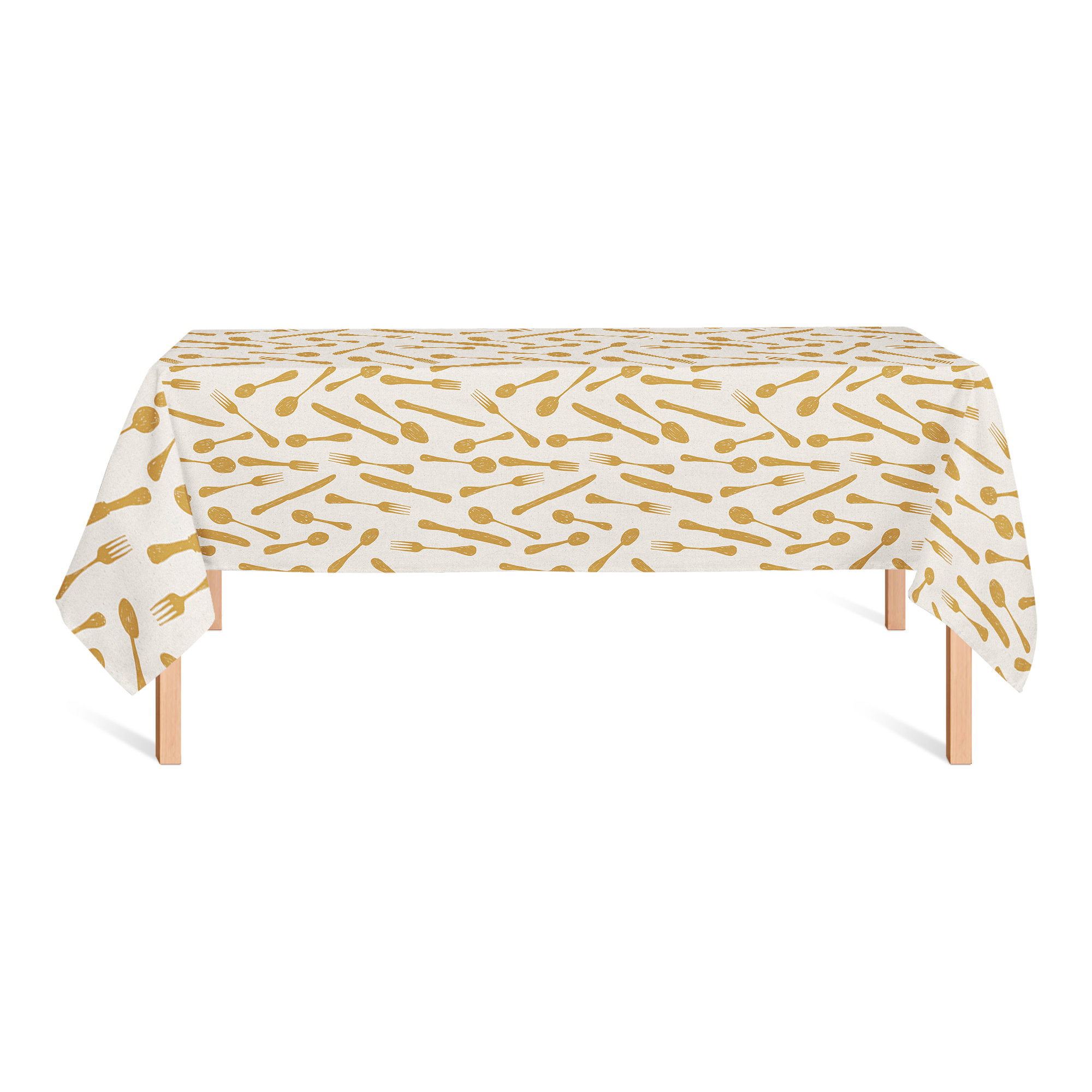 East Urban Home Rectangular Floral Polyester Tablecloth | Wayfair