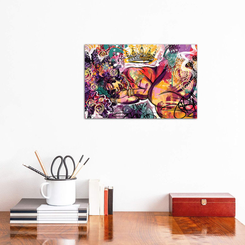 «Radiance» par Justin Copeland, Toile tendue, H 12 po x l 18 po x P 1,5 po