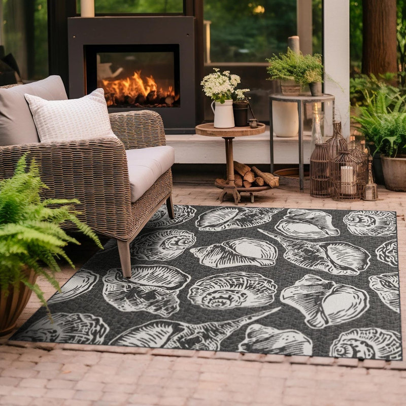Angelys Indoor / Outdoor Rug, Square 7'10"