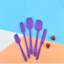 Ensemble de 5 spatules en silicone