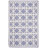 Rodgers Hand Woven Flat Weave Wool/Cotton Geometric Rug in Ivory/Purple-633975969