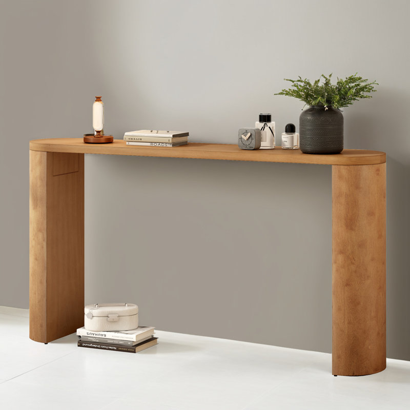 Table d'appoint 60 po pour salon d'entrée, Naturel