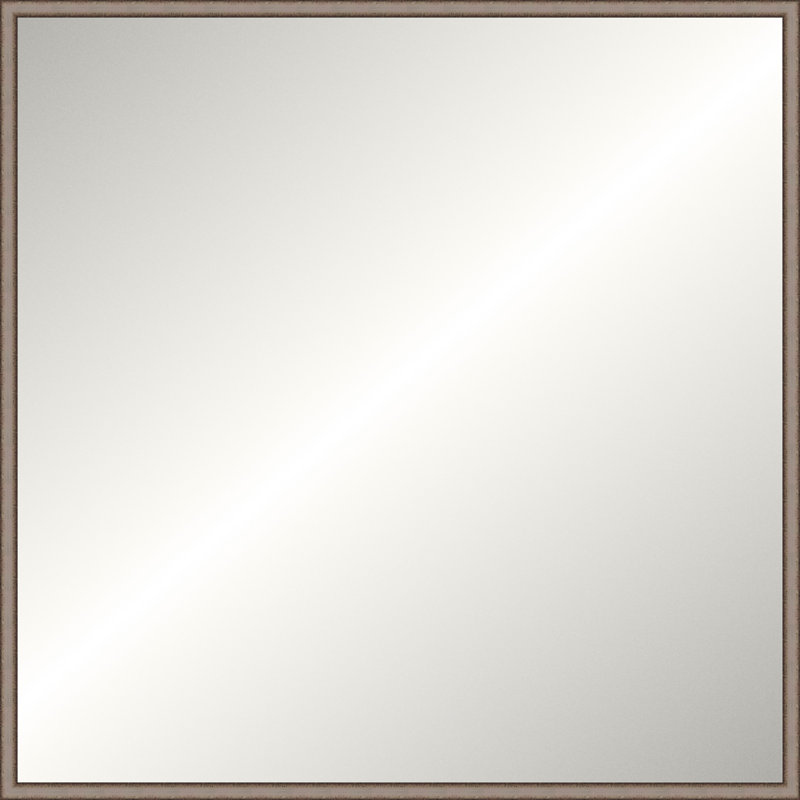 Distressed Silver Legacy Mirror, Medium Square