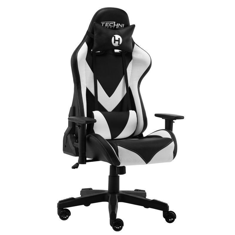 Fauteuil de jeu blanc PC, White
