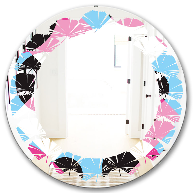 Miroir mural Leaves Abstract I, 31,5 po x 31,5 po