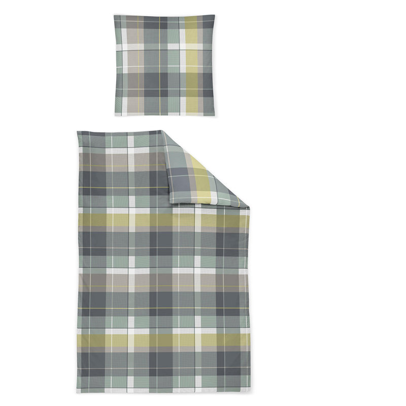 Cotton Modern Contemporary Duvet Cover Set, Pastel, 155 x 220cm Duvet Cover + 1 Pillowcase (80 x 80)