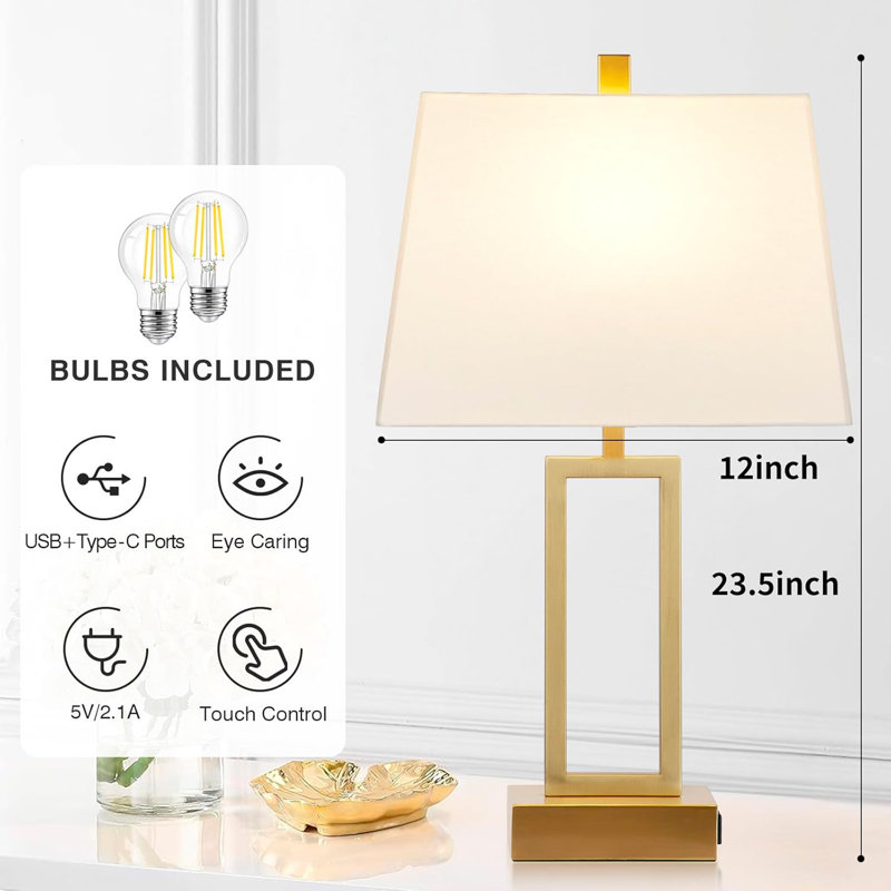 Bedroom Metal Bedside Lamp