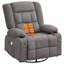 Fauteuil inclinable de massage à bascule avec massage 3D à 4 points et chaleur-1106652415
