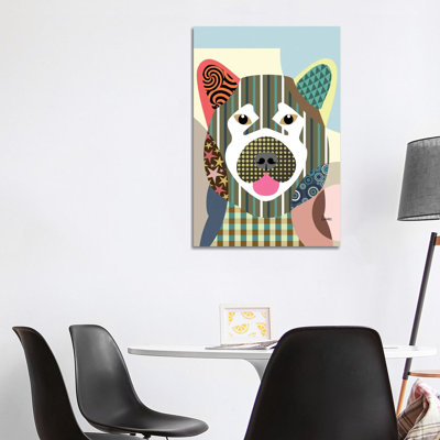 Akita by Lanre Studio - Wrapped Canvas Graphic Art