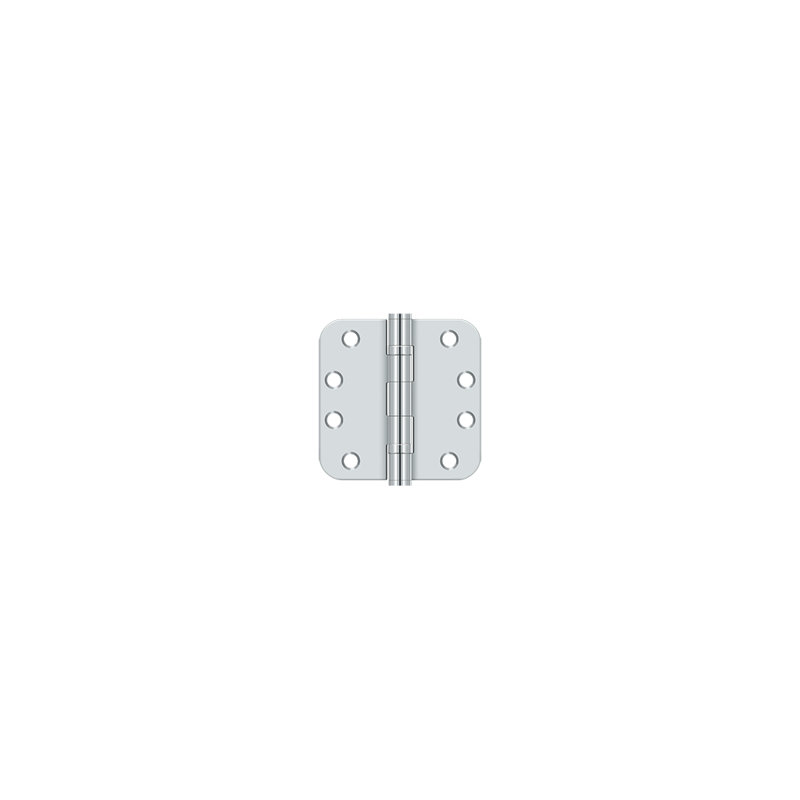Steel Hinge, Polished Chrome, Steel