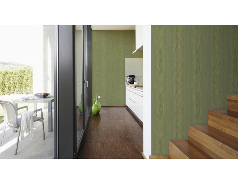 Tessuto 10.1m x 53cm Wallpaper, Green
