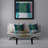 Abstract Reversible Throw Pillow-919533097