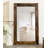 Retro Distressed Pine Rectangular Frame Full-Length Mirror-182011290