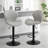 360° Swivel Upholstered Bar Stool – Height Adjustable with Sturdy Metal Frame-1191279726