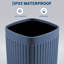 Poubelle de salle de bain en métal, 2,6 G / 10 L, corbeille en métal, bleu | Boîtier en métal, imperméable, robuste et résistant aux chutes, toit ouvert, base antidérapante, pour chambre à coucher, salon, bureau, salle de bain-131265891