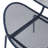 Chair - Navy Iron, 34.81 In. Tall, 24.96 Wide, 25.89 Deep, 22.41 Lb Mass Iron For Comfort, 34 H, 24.8 W, 25.5 D, Heavy