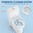 Compact One Piece Toilet for Bathroom, Modern Standard Toilet with Dual Flush 0.8/1.28 GPF, 17.5" ADA Height, Side Hole, Soft Close Seat, 12" Rough-In, White