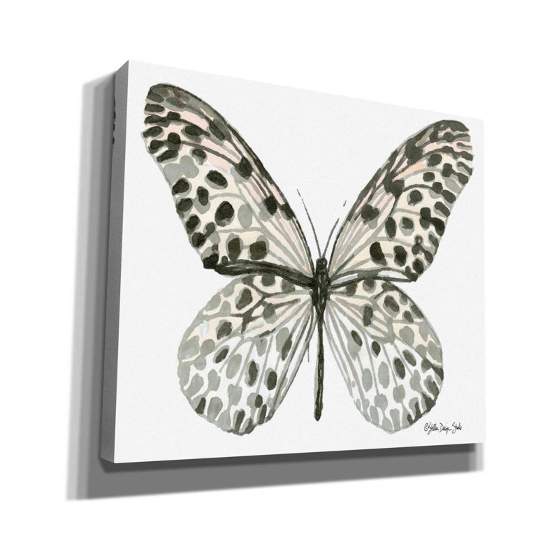 «Butterfly 3» par Stellar Design Studio, art mural sur toile, H 26 po x l 30 po x P 1,5 po