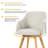Fegan Swivel Linen Upjolstered Back Side Chair, Set of 4-879140303-913849423