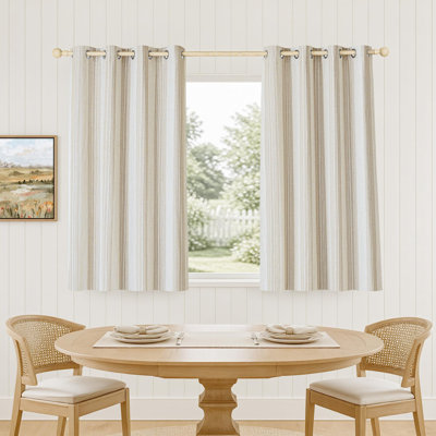 Romelia Saki Print Room Darkening Grommet Curtain Panel