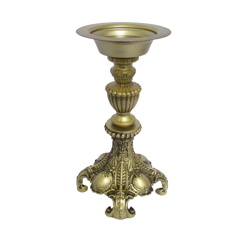 12.25'' H Metal Tabletop Candlestick