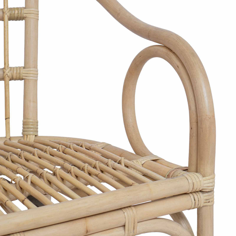 45cm H Stacking Dining Chair, Natural