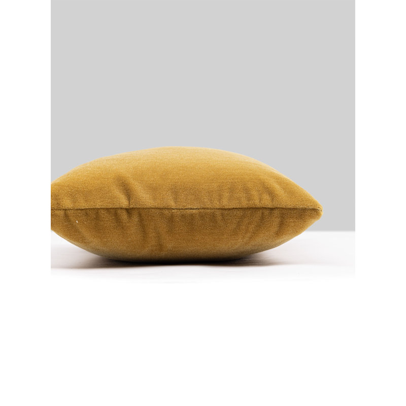 TUDOR VELVET PILLOW, Brass, Rectangle - 22"H x 14"W