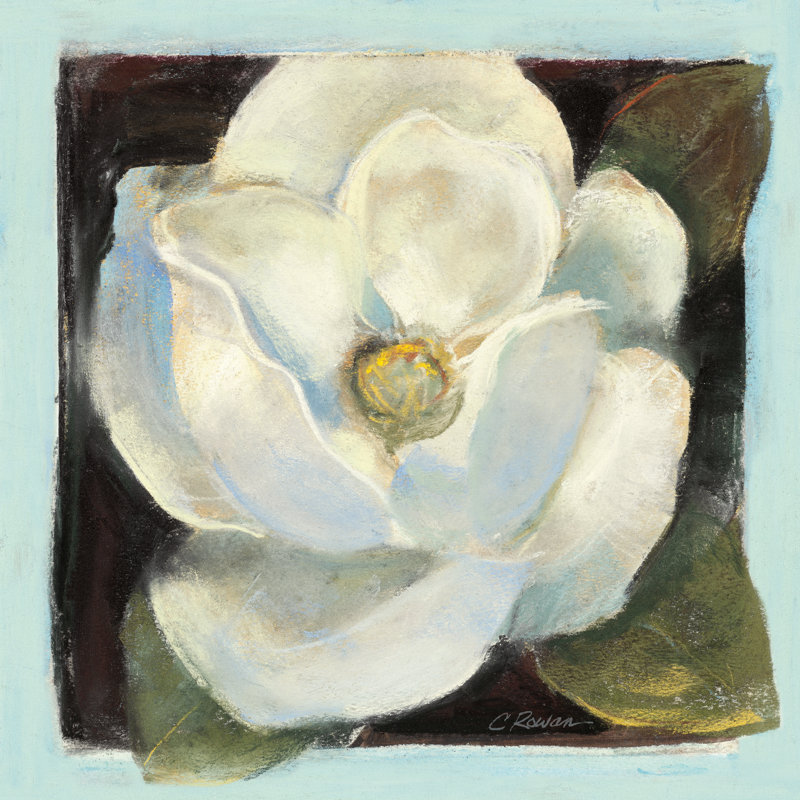 Magnolia II by Carol Rowan - Wrapped Canvas Painting, 122cm H x 122cm W 