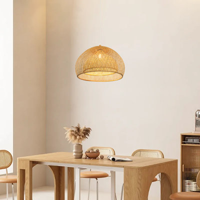 Luminaire suspendu en bambou Farmhouse