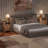 Solid and Manufactured Wood Nightstand with Storage Cabinets-2030290466