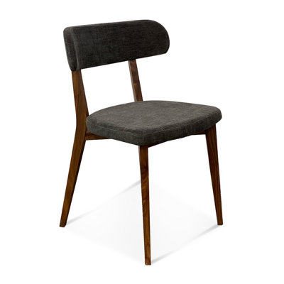 Chaise de salle à manger moderne Mid-Century - Tissu
