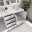 Ensemble de meuble-lavabo mural 80 po