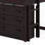 Lit mezzanine simple avec armoire de rangement et tablette-1465958267