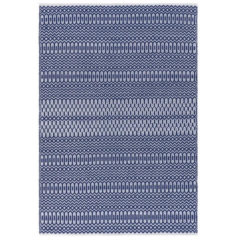 Everts Geometric Recycled P.E.T Hand Knotted Indoor / Outdoor Area Rug, Rectangle 120 x 170cm