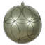 Ornement boule bonbon avec cercle scintillant-111033597