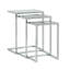 Tables gigognes 3 pièces 23,5 po Modern Silver-26348801