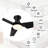 52 Inch 3 Blades DC Motor Smart Ceiling Fan with Remote and Light Kit.