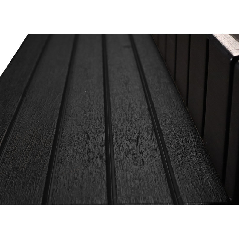 Confer Plastics 36" Storage Spa Steps Espresso, Black