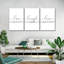 «Live Laugh Love», reproduction d'art sur toile-93059312