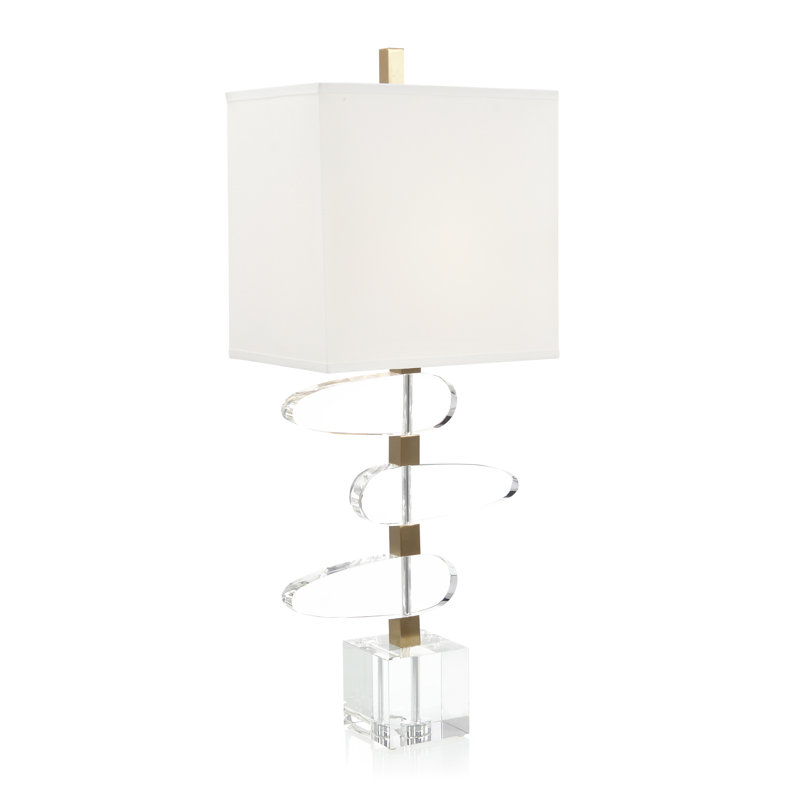 Lampe de table asymétrique transparente 36,5 "